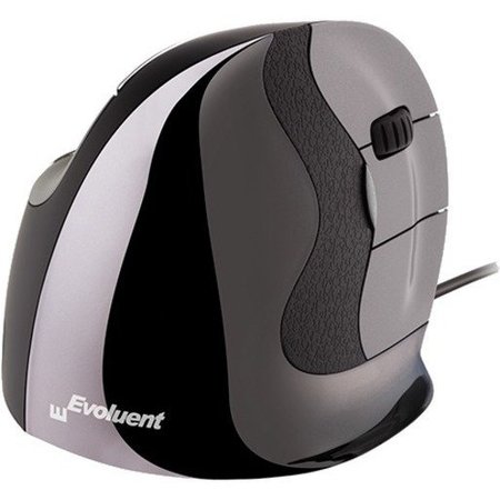 EVOLUENT Worlds First Mouse w/ Grooved Buttons.Your Fingertips Rest In A VMDS
